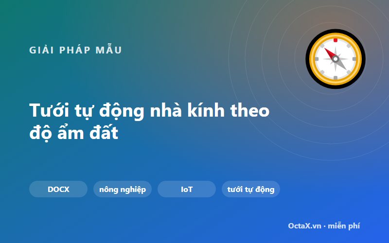 Penyiraman otomatis rumah kaca berdasarkan kelembapan tanah